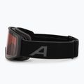Ski goggles Alpina Venet QV black matt/gold 4