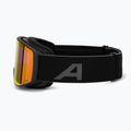 Ski goggles Alpina Venet Q-Lite black matt/red 4