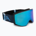 Ski goggles Alpina Venet Q-Lite black/blue matt/blue