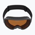 Children's ski goggles Alpina Piney 2.0 black matte/orange 4