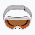 Children's ski goggles Alpina Piney 2.0 white matt/orange 3