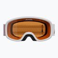 Children's ski goggles Alpina Piney 2.0 white/rose matt/orange 2