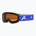 Children's ski goggles Alpina Piney 2.0 blue matt/orange