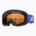 Children's ski goggles Alpina Piney 2.0 blue matt/orange 3