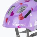 Children's bike helmet Alpina Ximo 2 Jr purple hearts gloss 7