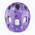 Children's bike helmet Alpina Ximo 2 Jr purple hearts gloss 4
