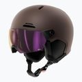 Ski helmet Alpina Arber 2 Visor Q-Lite ox brown matt