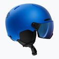 Children's ski helmet Alpina Zupo 2 Visor Q-Lite blue matt 2