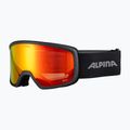 Ski goggles Alpina Narkoja 2 Q-Lite black matt/red s2