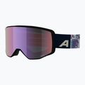 Ski goggles Alpina Venet M Q-Lite  white/lilac matt