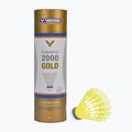 Badminton shuttlecocks VICTOR Nylon Shuttle 2000 fast 6 pcs. yellow