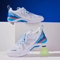 Men's badminton shoes VICTOR S82III AF white/myconos blue 4