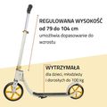 Hudora Bigwheel 215 scooter beige 14127 9