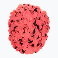 Women's swim cap Fashy Flowers red / black 2