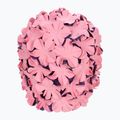 Women's swim cap Fashy Flowers rose / purple 2