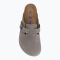 Slides BIRKENSTOCK Boston Soft Footbed Oiled Leather Regular iron 5
