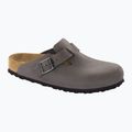 Slides BIRKENSTOCK Boston Soft Footbed Oiled Leather Regular iron