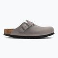 Slides BIRKENSTOCK Boston Soft Footbed Oiled Leather Narrow iron 2