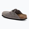 Slides BIRKENSTOCK Boston Soft Footbed Oiled Leather Narrow iron 3