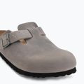 Slides BIRKENSTOCK Boston Soft Footbed Oiled Leather Narrow iron 7