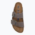 Slides BIRKENSTOCK Arizona Soft Footbed Oiled Leather Narrow iron 5