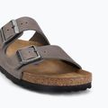 Slides BIRKENSTOCK Arizona Soft Footbed Oiled Leather Narrow iron 7
