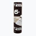 Talbot-Torro Tech 350 badminton shuttlecocks, Nylon 6 pcs white 479102 4