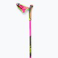 LEKI PRC 750 cross-country ski pole neon pink/ neon yellow/ black 4