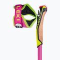 LEKI PRC 750 cross-country ski pole neon pink/ neon yellow/ black 2