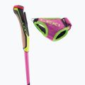 LEKI PRC 750 cross-country ski pole neon pink/ neon yellow/ black 3