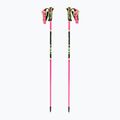 Ski poles LEKI Venom SL 3D neon pink/black/neon yellow