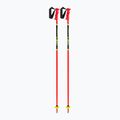 LEKI Racing bright red/ black/ neon yellow children's ski poles