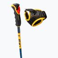 LEKI Spitfire 3D ski pole denim blue/ aegean blue/ mustard yellow 4