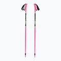 LEKI Racing children's ski poles neon pink/ black/ neon yellow