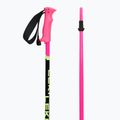 LEKI Racing children's ski poles neon pink/ black/ neon yellow 3