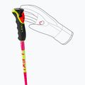 Ski poles LEKI Spitfire 3D neon magenta/neon yellow/berry 8