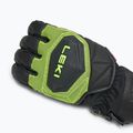 Men's LEKI WCR Coach 3D ski glove black/ ice lemon 5