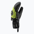 Men's ski gloves LEKI WCR Coach 3D Mitt black/ice lemon 4