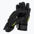 Men's Ski Gloves LEKI WCR C-Tech 3D black ice/lemon