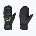 LEKI WCR Team 3D Children's Ski Gloves Junior Mitt black/ ice lemon