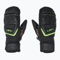 LEKI WCR Team 3D Children's Ski Gloves Junior Mitt black/ ice lemon 4