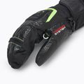 LEKI WCR Team 3D Children's Ski Gloves Junior Mitt black/ ice lemon 6