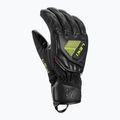Children's ski gloves LEKI WCR C-Tech 3D Junior black/ice lemon 2