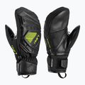 Children's ski gloves LEKI WCR C-Tech 3D Junior Mitt black/ice lemon
