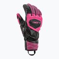 Women's Ski Gloves LEKI WCR Venom SL 3D black/pink 7