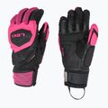 Women's Ski Gloves LEKI WCR Venom SL 3D black/pink