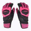 Women's Ski Gloves LEKI WCR Venom SL 3D black/pink 3