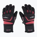 LEKI Griffin 3D Junior children's ski glove black/ rose 2