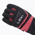 LEKI Griffin 3D Junior children's ski glove black/ rose 4
