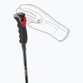 Ski poles LEKI Artena Airfoil 3D black/dark anthracite/rose gold 6